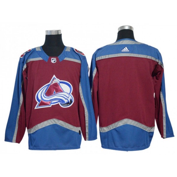 Colorado Avalanche Blank Burgundy Home Jersey