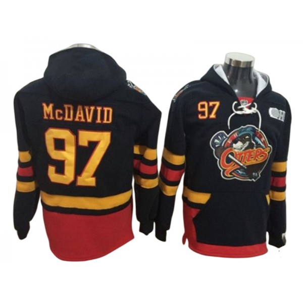 Edmonton Oilers #97 Connor McDavid Hoodie - Orange/Blue/Black