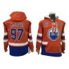 Edmonton Oilers #97 Connor McDavid Hoodie - Orange/Blue/Black