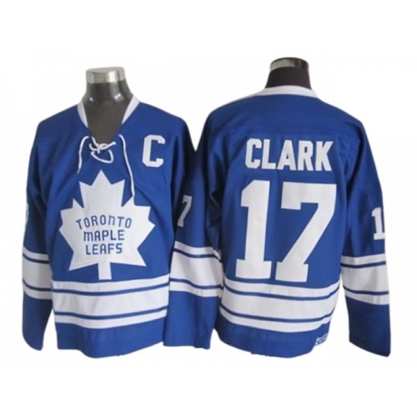 Toronto Maple Leafs #17 Wendel Clark 1967 CCM Vintage Blue Jersey