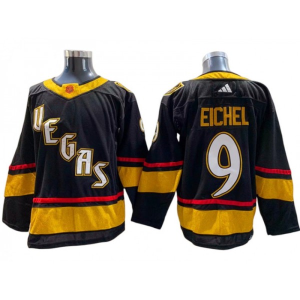 Vegas Golden Knights #9 Jack Eichel Black Reverse Retro 2.0 Jersey