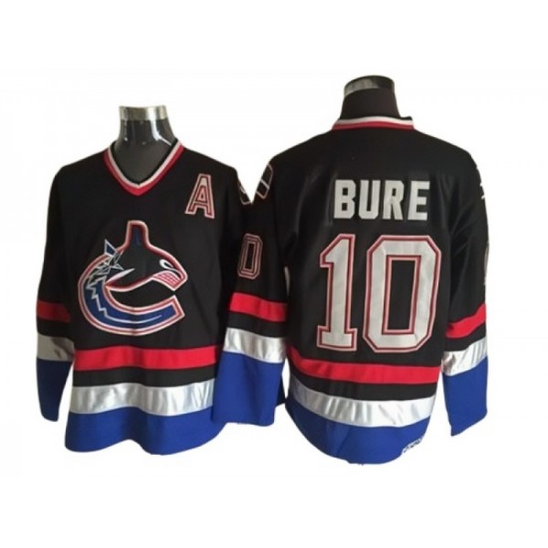 Vancouver Canucks #10 Pavel Bure 2005 CCM Vintage Black Jersey