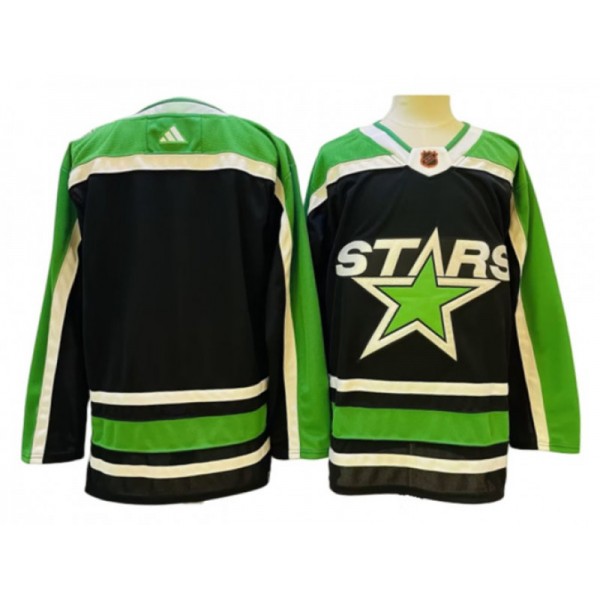 Dallas Stars Blank Black 2022/23 Reverse Retro Jersey