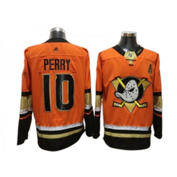 Anaheim Ducks #10 Corey Perry Orange Alternate Jersey