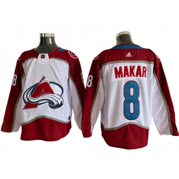 Colorado Avalanche #8 Cale Makar White Jersey