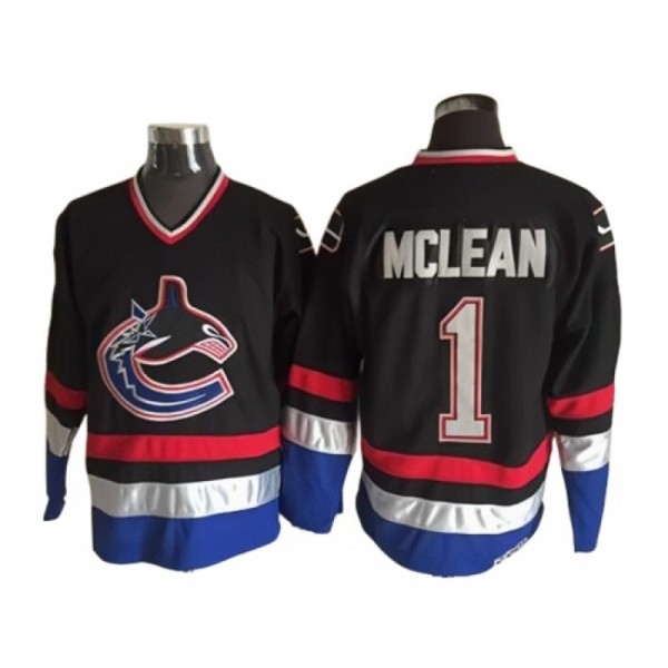 Vancouver Canucks #1 Kirk McLean 2005 CCM Vintage Black Jersey