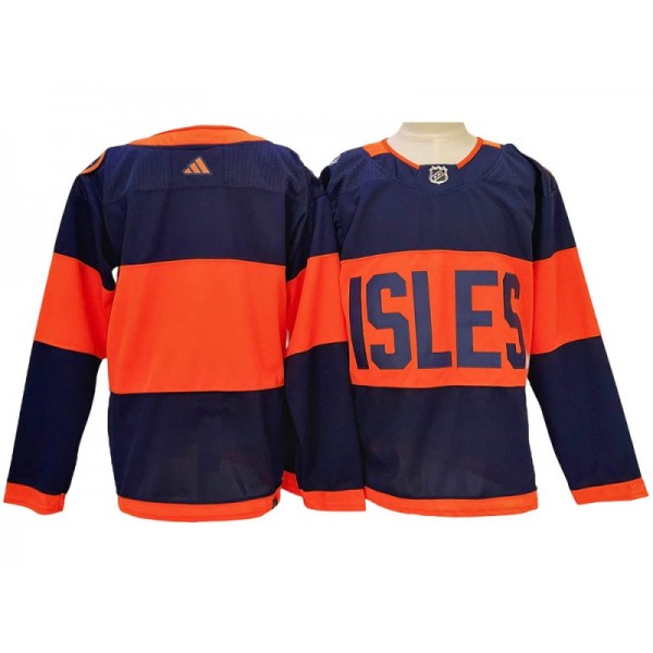 New York Islanders Blank Navy 2024 NHL Stadium Jersey