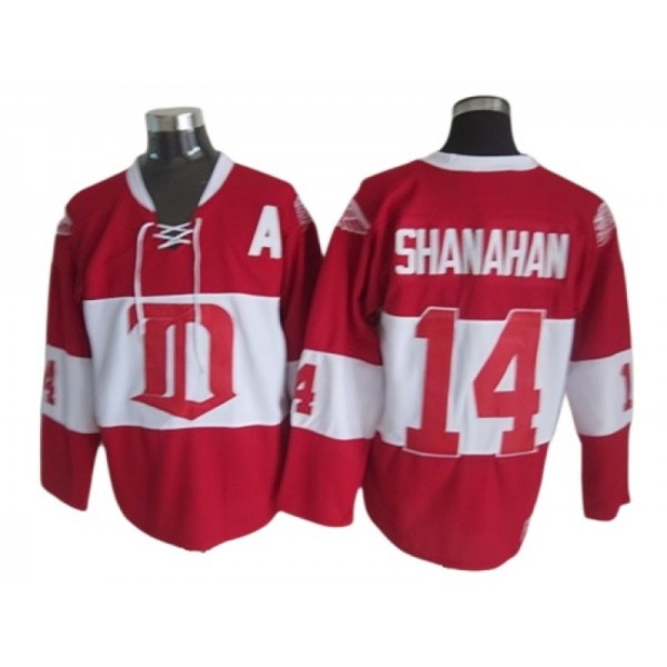 Detroit Red Wings #14 Brendan Shanahan Red 2009 Vintage CCM Jersey