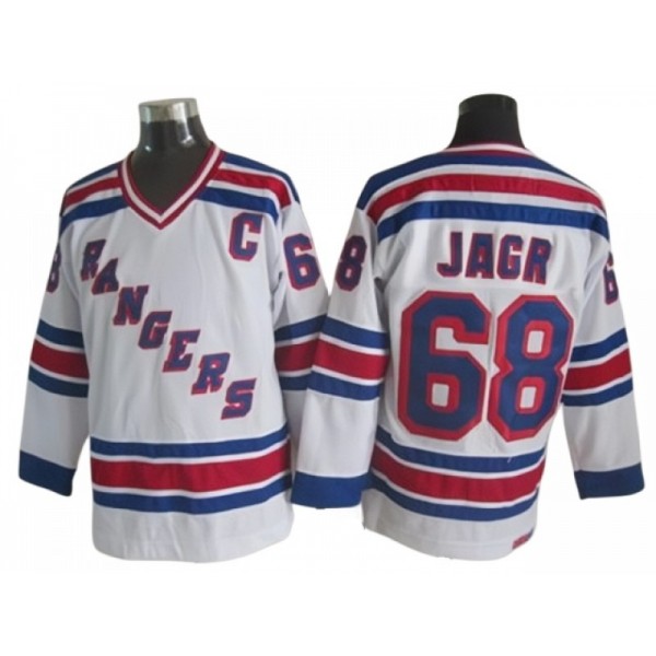 New York Rangers #68 Jaromir Jagr Heroes of Hockey Alumni CCM White Jersey