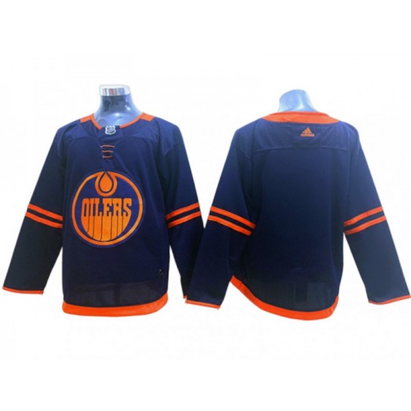 Edmonton Oilers Blank Navy Alternate Jersey