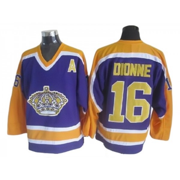 Los Angeles Kings #16 Marcel Dionne Purple 1980 Vintage CCM Jersey