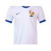 France #00 24/25 White Away Custom Jersey