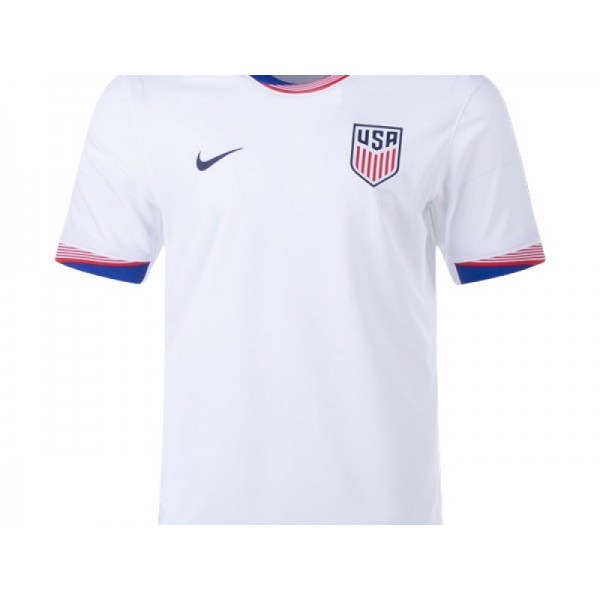 USA 2024/25 White Home Blank Jersey