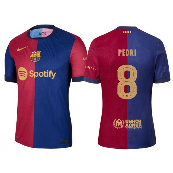 Barcelona #8 Pedri Home 2024/25 Jersey