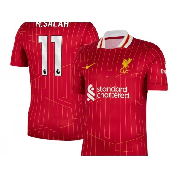 Liverpool #11 M.SALAH Home 2024/25 Soccer Jersey