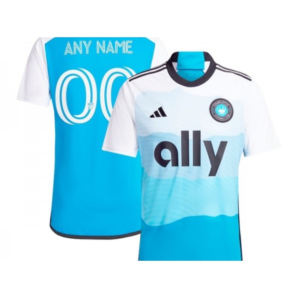 Charlotte FC #00 2024 Home Custom Jersey - Blue