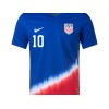 USA #10 CHRISTIAN PULISIC 2024/25 Away Blue Jersey