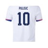 USA #10 CHRISTIAN PULISIC 2024/25 White Home Jersey