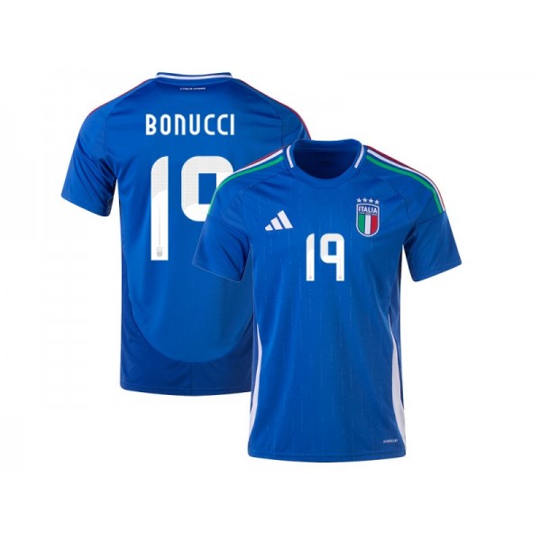 Italy #19 BONUCCI 2024 Home Jersey - Blue