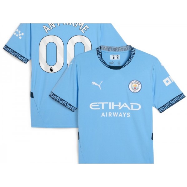 Manchester City #00 2024/25 Home Custom Jersey