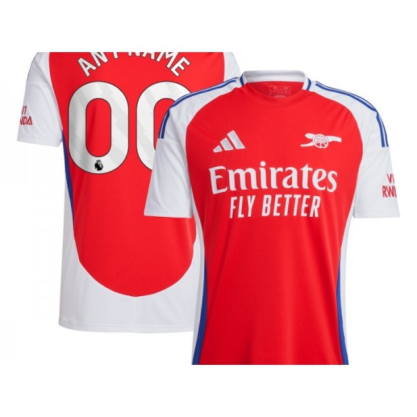 Arsenal #00 2024/25 Red Home Custom Jersey