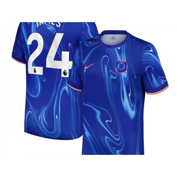 Chelsea #24 James Blue 2024/25 Home Soccer Jersey