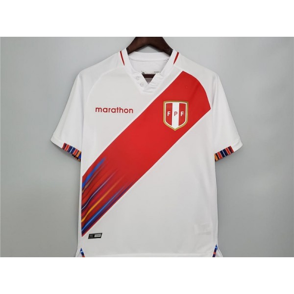 Peru Blank Home Soccer Jersey