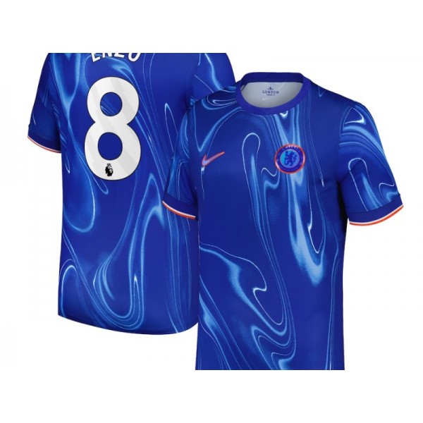 Chelsea #8 Enzo Blue 2024/25 Home Soccer Jersey