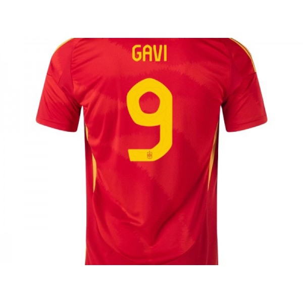 Spain National Team #9 Gavi 24/25 Home Jersey - Red