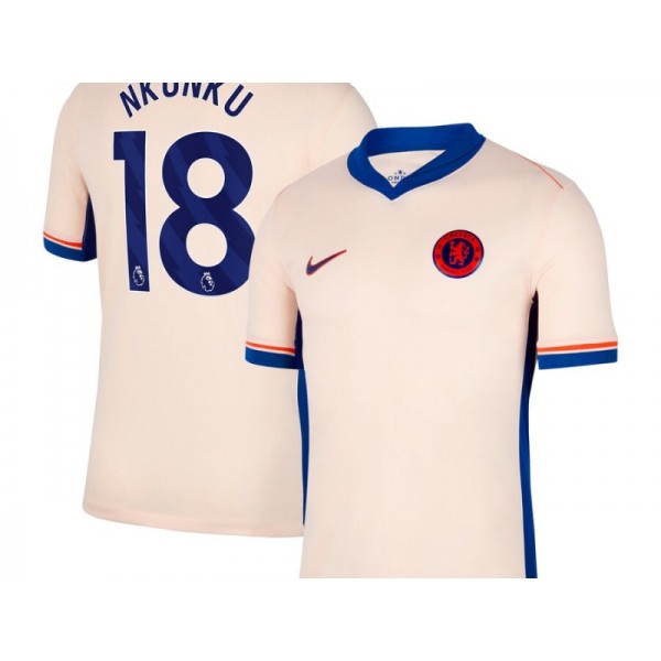 Chelsea #18 Nkunku 2024/25 Away Soccer Jersey