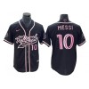 Inter Miami CF #10 MESSI Baseball Jersey - White/Black/Pink