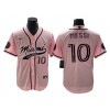 Inter Miami CF #10 MESSI Baseball Jersey - White/Black/Pink