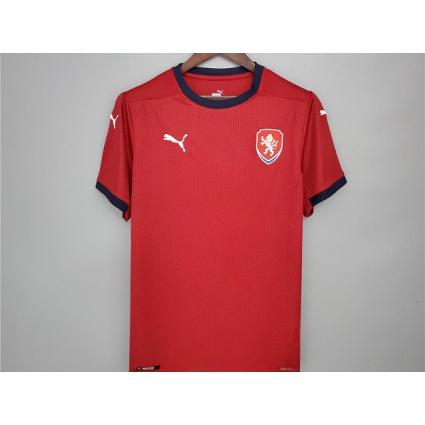 Czech Republic Blank Home Soccer Jersey