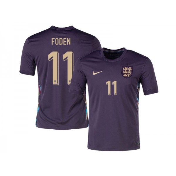 England #11 PHIL FODEN 24/25 Away Jersey