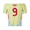 Spain National Team #9 Gavi 24/25 Away Jersey - Yellow