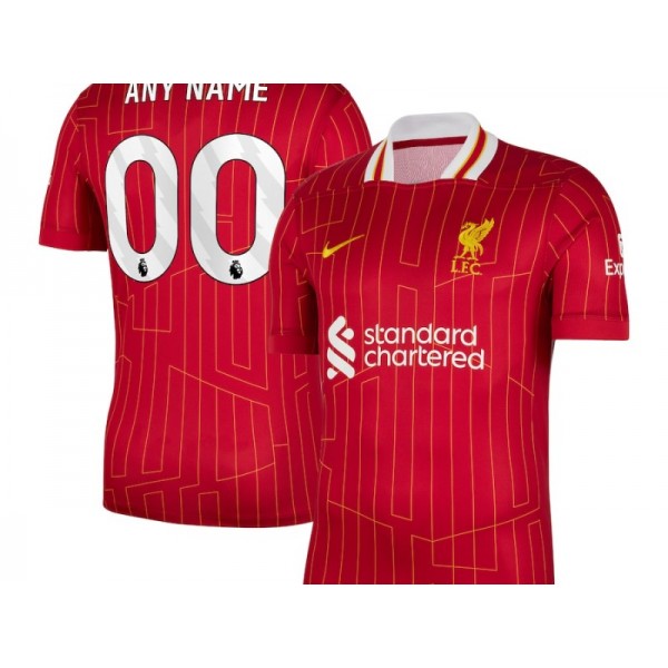 Liverpool Home #00 2024/25 Soccer Custom Jersey