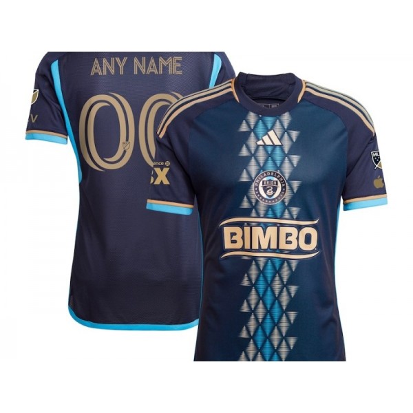 Philadelphia Union #00 2024 Home Soccer Custom Jersey