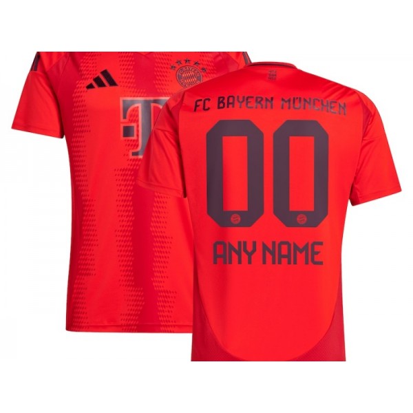 Bayern Munich #00 Red 2024/25 Home Soccer Custom Jersey