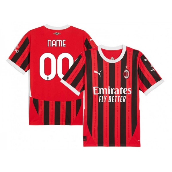 Ac Milan #00 Home 2024/25 Soccer Custom Jersey