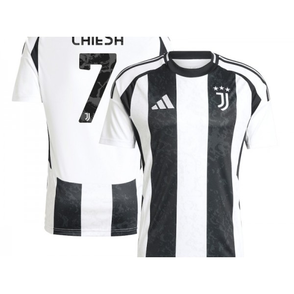 Juventus #7 CHIESA 2024/25 Home Soccer Jersey