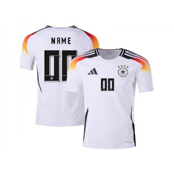 Germany #00 24/25 White Home Soccer Custom Jersey