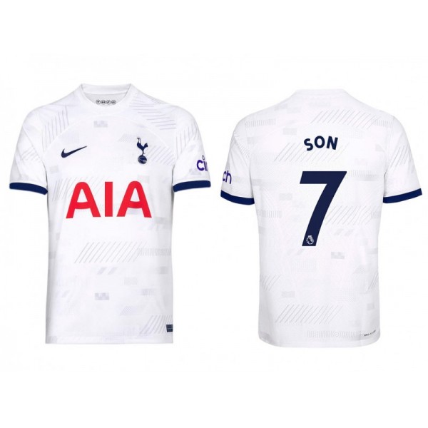 Tottenham Hotspur #7 SON Home 23/24 Soccer Jersey