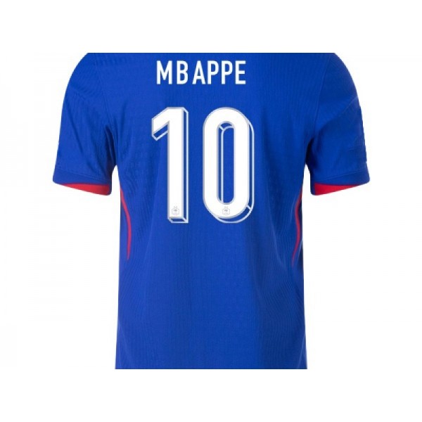 France #10 KYLIAN MBAPPÉ 24/25 Blue Home Jersey