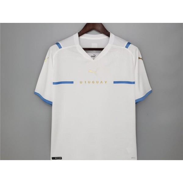 Uruguay Blank Away Soccer Jersey