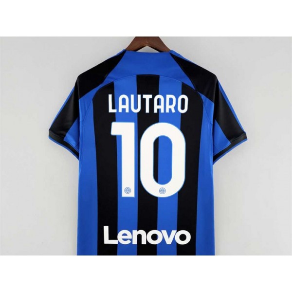 Inter Milan #10 LAUTARO Home 2022/23 Soccer Jersey