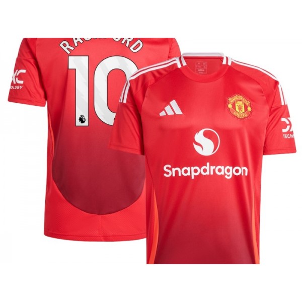 Manchester United #10 Rashford Home 2024/25 Soccer Jersey