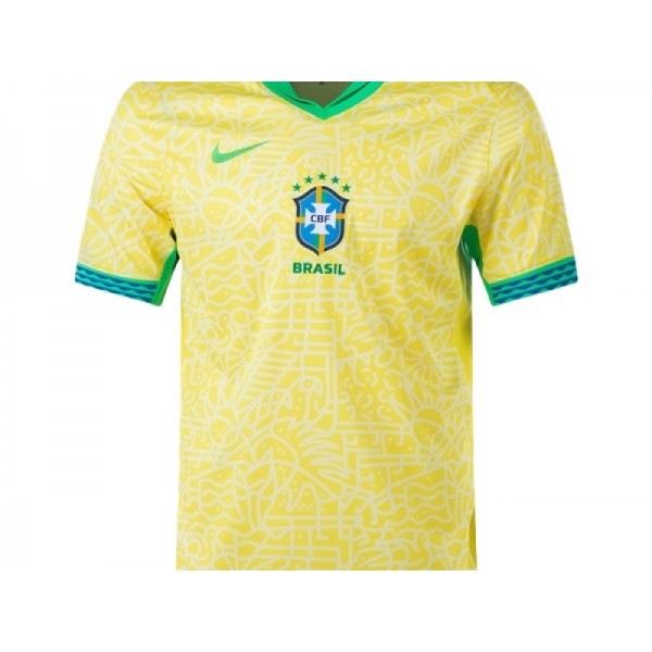 Brazil 24/25 Home Soccer Blank Jersey