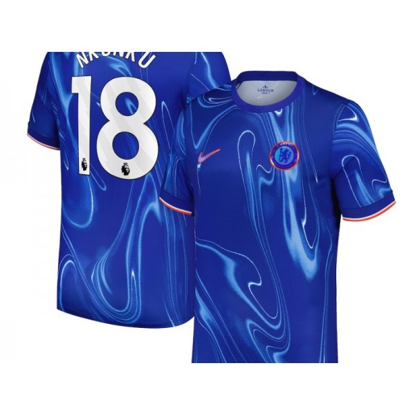 Chelsea #18 Nkunku Blue 2024/25 Home Soccer Jersey