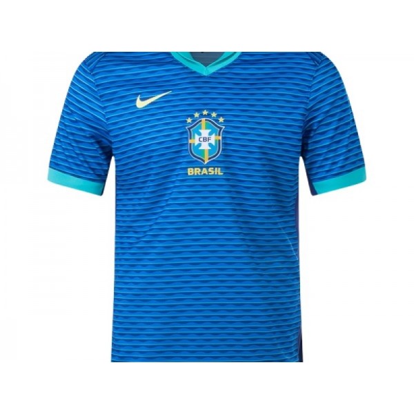 Brazil 24/25 Away Soccer Blank Jersey