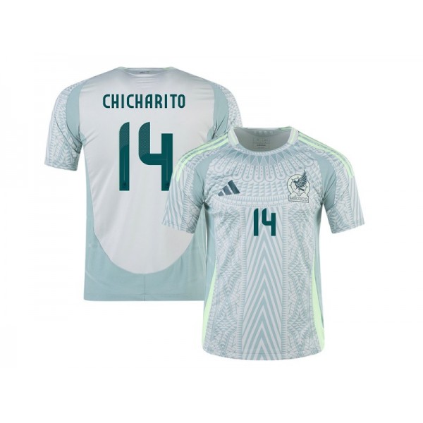 Mexico #14 CHICHARITO 24/25 Away Soccer Jersey